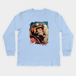 Monkeynaut Kids Long Sleeve T-Shirt